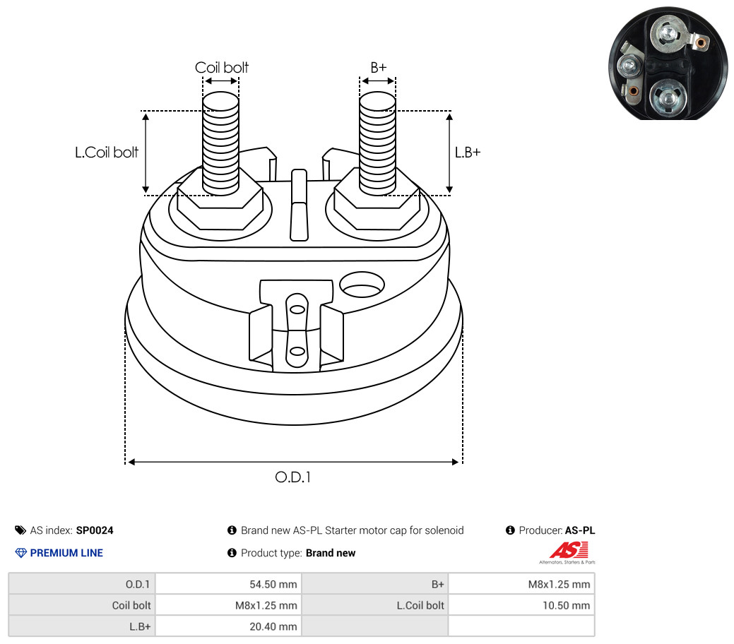 AS-PL Reparatursatz, Starter sp0024