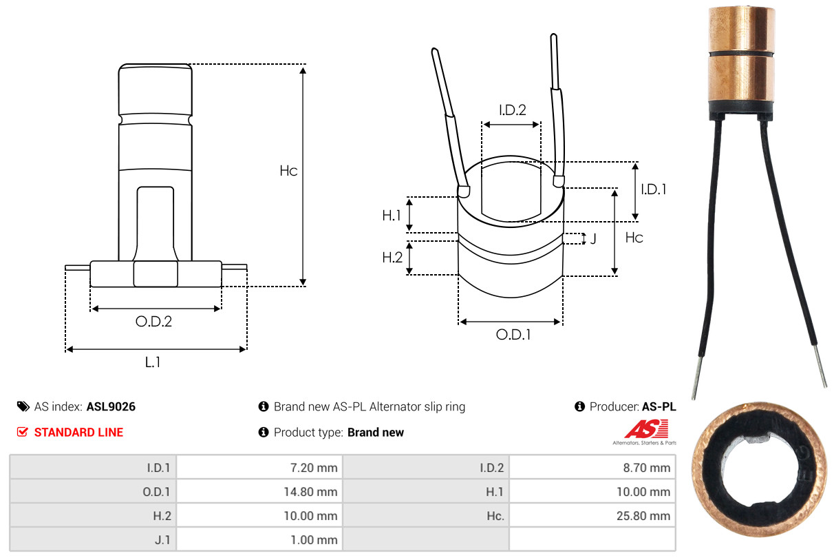 AS-PL Schleifring, Generator asl9026