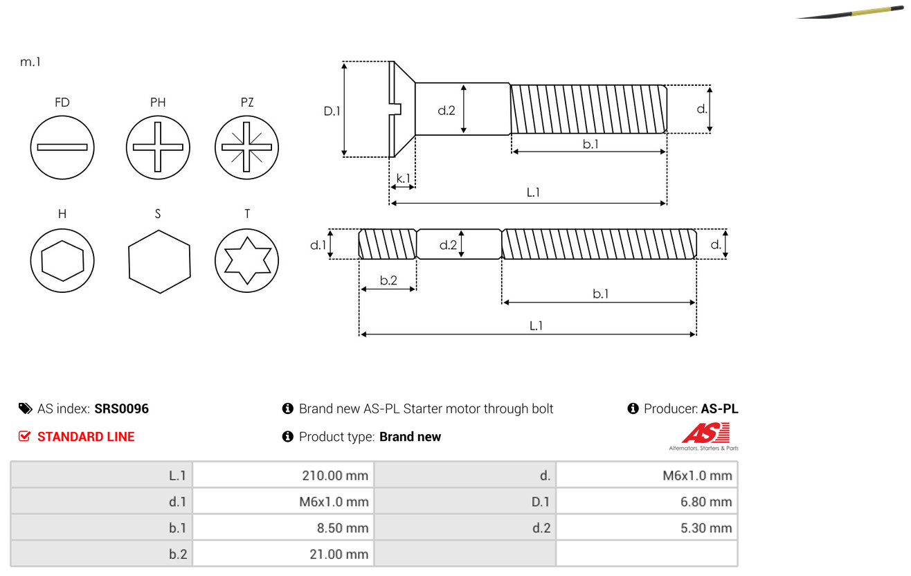 AS-PL Reparatursatz, Generator srs0096