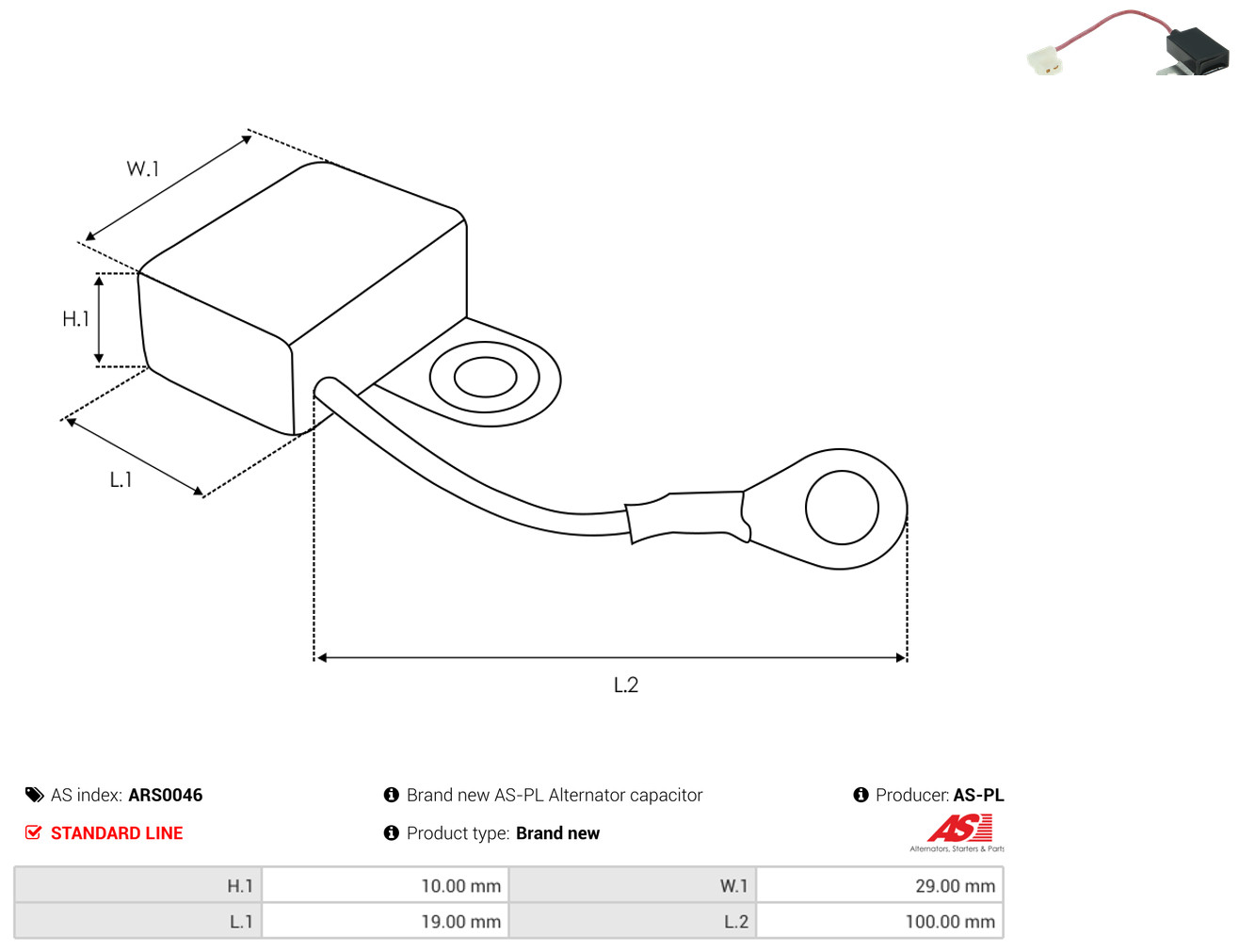 AS-PL Reparatursatz, Generator ars0046 für Volvo Ford Fiat NISSAN MAN Mercedes RENAULT VW STEYR