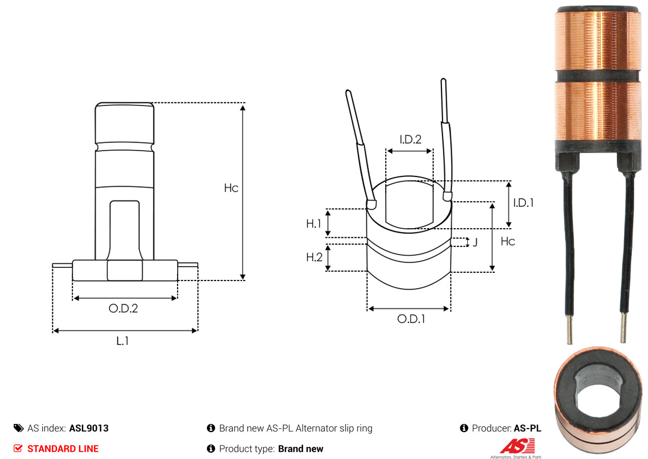 AS-PL Schleifring, Generator asl9013