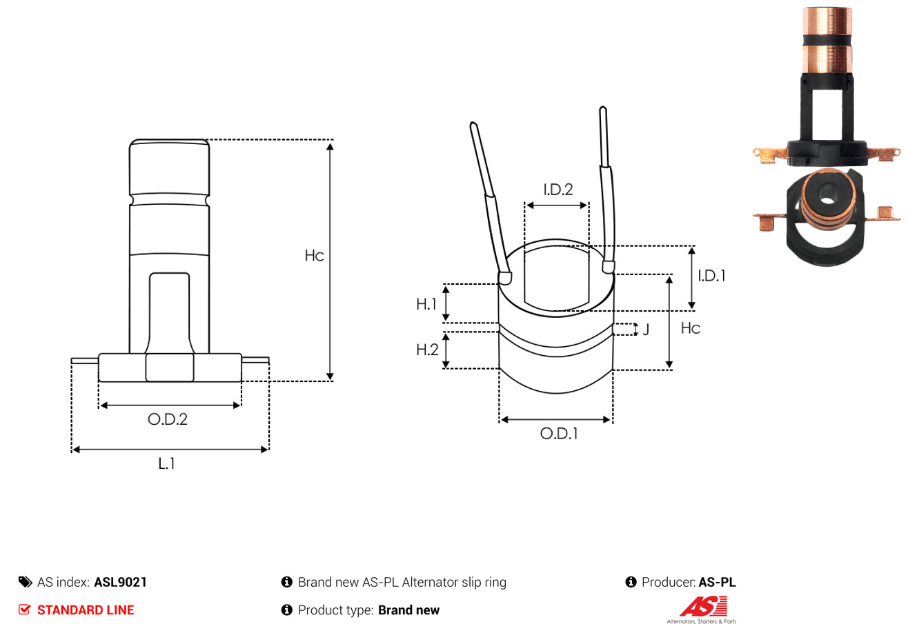 AS-PL Schleifring, Generator asl9021