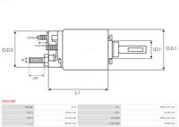AS-PL Magnetschalter, Starter "Brandneu | AS-PL | Anlassermagnetschalter", Art.-Nr. SS9158P
