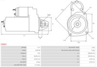 AS-PL Starter "Brandneu | AS-PL | Anlasser  | D6RA32", Art.-Nr. S3003
