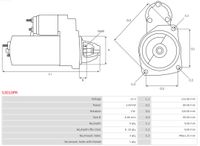 AS-PL Starter "Wiederaufbereitet | AS-PL | Anlasser", Art.-Nr. S3010PR