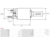 AS-PL Magnetschalter, Starter "Brandneu | AS-PL | Anlassermagnetschalter", Art.-Nr. SS0017