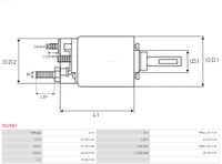 AS-PL Magnetschalter, Starter "Brandneu | AS-PL | Anlassermagnetschalter", Art.-Nr. SS2043
