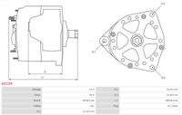 AS-PL Generator "Brandneu | AS-PL | Lichtmaschinen | 0120469013", Art.-Nr. A0109
