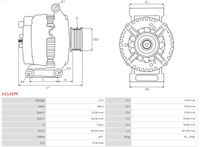 AS-PL Generator "Wiederaufbereitet | AS-PL | Lichtmaschinen", Art.-Nr. A3145PR