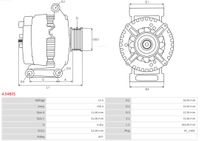 AS-PL Generator "Brandneu | AS-PL | Lichtmaschinen | FG15T076", Art.-Nr. A3480S
