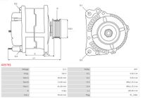 AS-PL Generator "Brandneu | AS-PL | Lichtmaschinen | 0125711130", Art.-Nr. A0576S