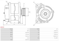 AS-PL Generator "Brandneu | AS-PL | Lichtmaschinen | 63321398", Art.-Nr. A4115