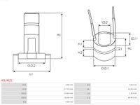 AS-PL Schleifring, Generator "Brandneu | AS-PL | Lichtmaschinenkommutatoren", Art.-Nr. ASL9021