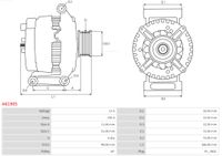 AS-PL Generator "Brandneu | AS-PL | Lichtmaschinen", Art.-Nr. A6190S