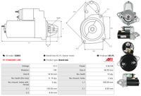AS-PL Starter "Brandneu | AS-PL | Anlasser  | D6RA32", Art.-Nr. S3003