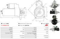 AS-PL Starter "Brandneu | AS-PL | Anlasser  | D6RA67", Art.-Nr. S3063