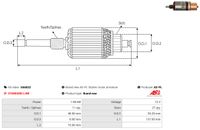 AS-PL Anker, Starter "Brandneu | AS-PL | Anlasserrotoren", Art.-Nr. SA6022