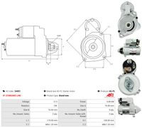 AS-PL Starter "Brandneu | AS-PL | Anlasser  | 63191007", Art.-Nr. S4051