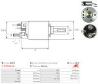 AS-PL Magnetschalter, Starter "Brandneu | AS-PL | Anlassermagnetschalter", Art.-Nr. SS2043