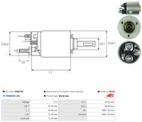 AS-PL Magnetschalter, Starter "Brandneu | AS-PL | Anlassermagnetschalter", Art.-Nr. SS3013P