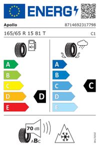 Apollo Winterreifen "165/65R15 81T - Alnac 4G Winter", Art.-Nr. AL16565015TAW4A00