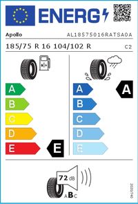Apollo Sommerreifen "185/75R16 104/102R - Altrust+", Art.-Nr. AL18575016RATSA0A