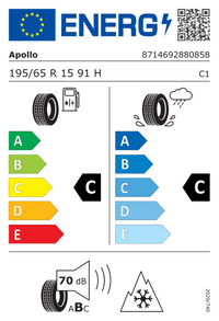 Apollo Ganzjahresreifen "[Apollo] 195/65R15 91H - Alnac 4G All Season", Art.-Nr. AL19565015HAA4AZ0