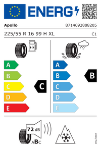 Apollo Winterreifen "[Apollo] 225/55R16 99H - Aspire XP Winter", Art.-Nr. AL22555016HAXWAZ2