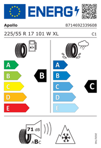 Apollo Ganzjahresreifen "[Apollo] 225/55R17 101W - Alnac 4G All Season", Art.-Nr. AL22555017WAA4A02