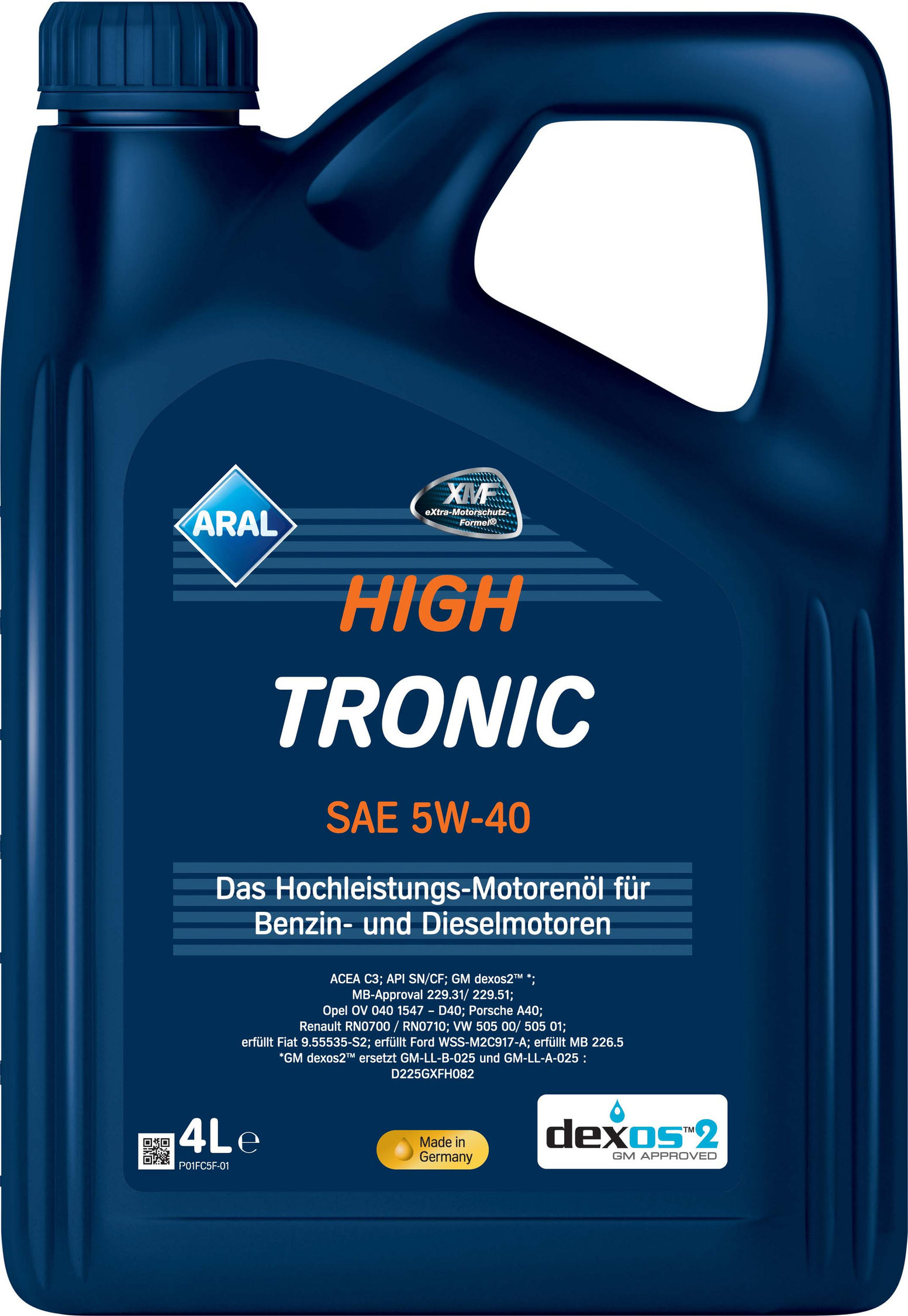 ARAL Motoröl HighTronic 5W-40 [4L] 15f47c 4l