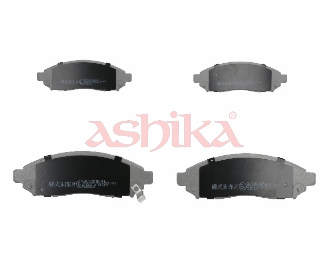Ashika Bremsbelagsatz, Scheibenbremse 5001121 Vorderachse Für Nissan
