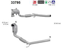 AS Katalysator f&uuml;r SKODA OCTAVIA III Combi (5E5, 5E6), Art.-Nr. 33795