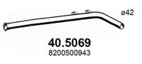 ASSO Abgasrohr f&uuml;r RENAULT TWINGO II (CN0_), Art.-Nr. 40.5069