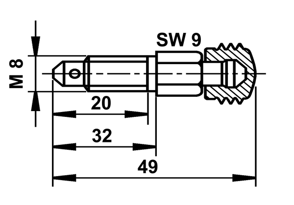 ATE Entlüfterschraube/-ventil 03351807002 für STEYR Mercedes