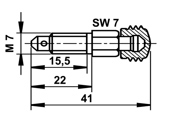 ATE Entlüfterschraube/-ventil 03351859002 für Porsche BMW