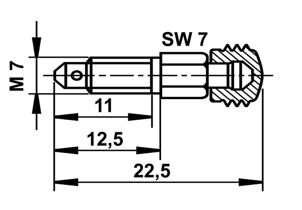 ATE Entlüfterschraube/-ventil 03351868002 für Fiat Mercedes