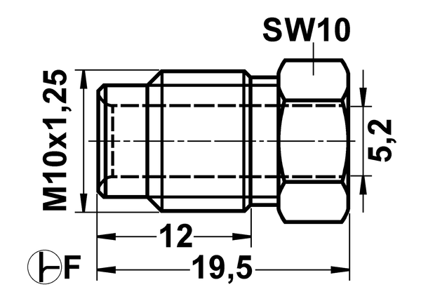 ATE Überwurfschraube 24351600501