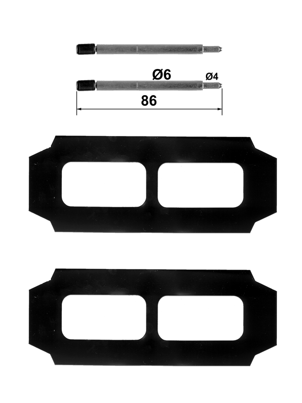 ATE Zubehörsatz, Scheibenbremsbelag 13046001582 für Mercedes