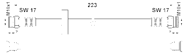ATE Bremsschlauch 24522802233 für Fiat