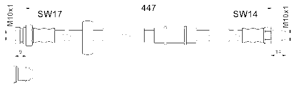 ATE Bremsschlauch 24511904473 für Fiat