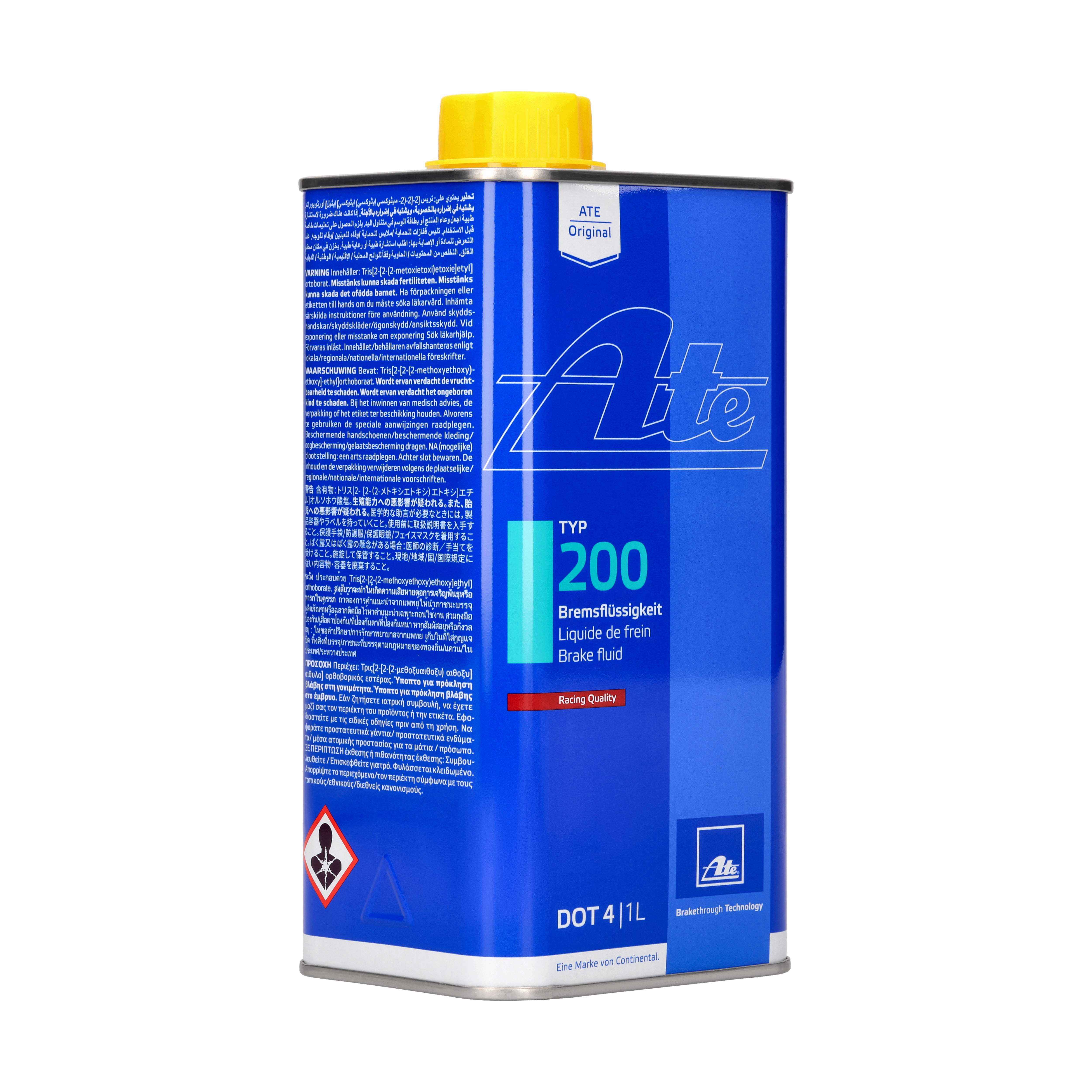 ATE Bremsflüssigkeit Type 200 New Racing [1L] 03990162022 1l