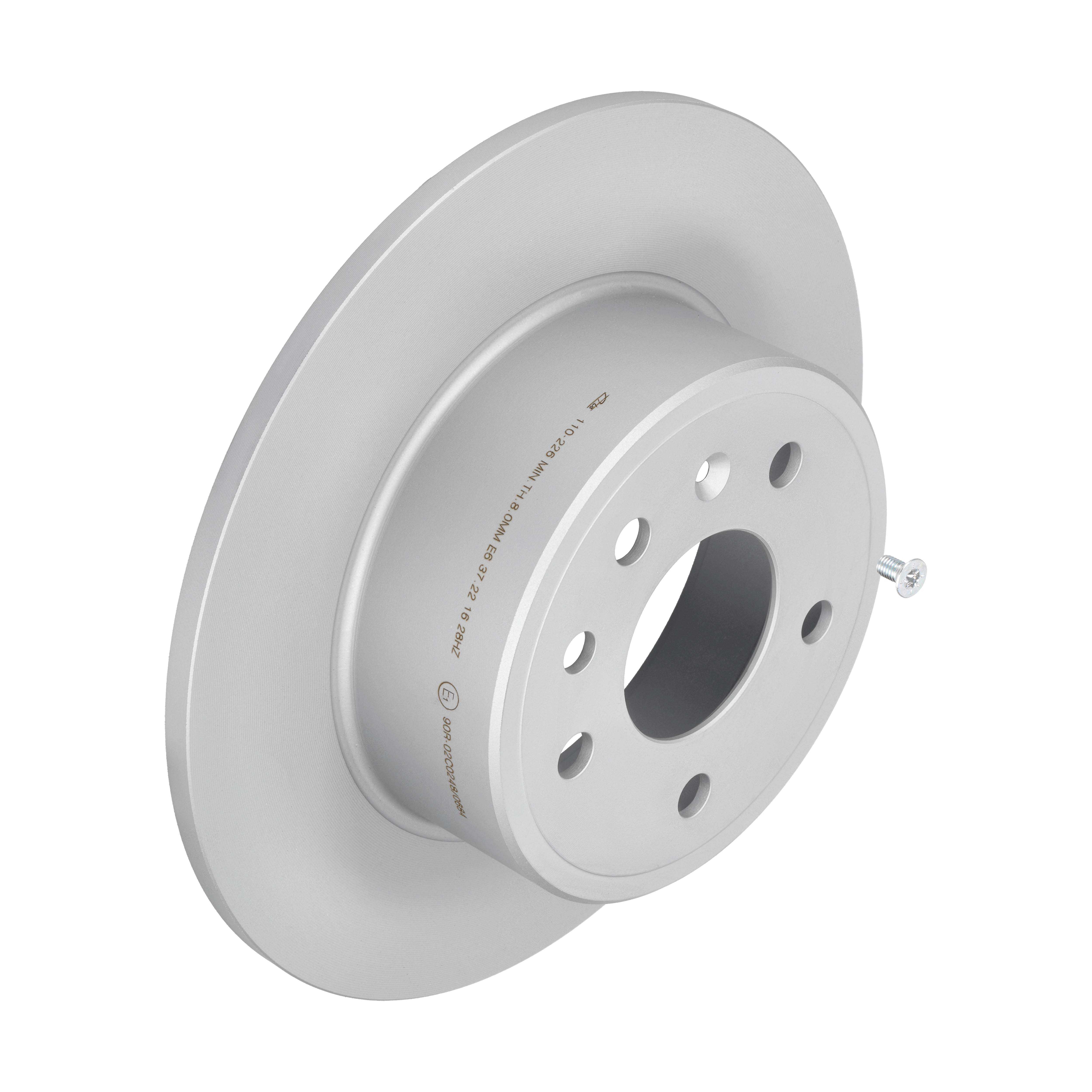 ATE Bremsscheibe 24011002261 voll 286mm 10mm für Vaughall SAAB