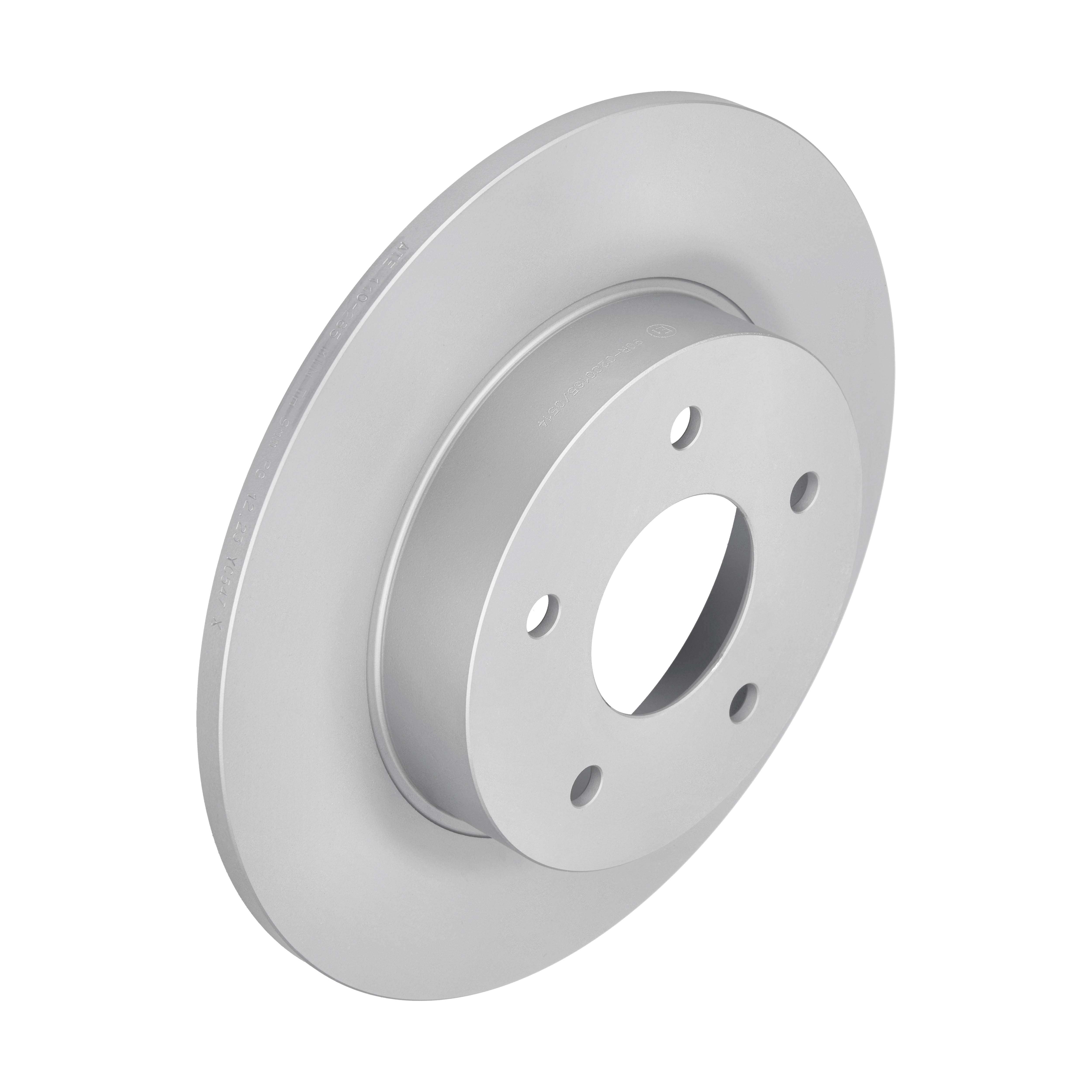 ATE Bremsscheibe 24011002851 voll 278mm 10mm für NISSAN