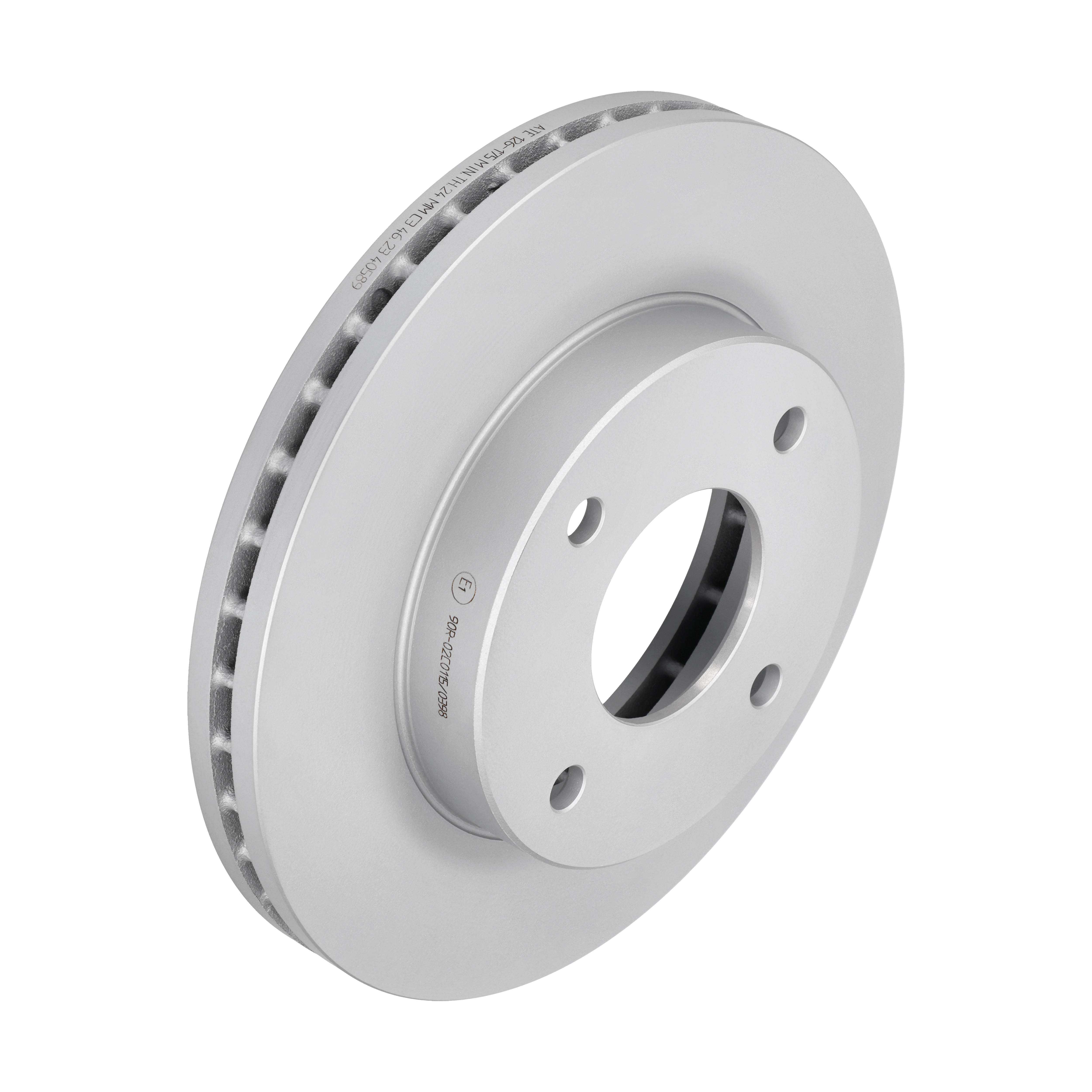 ATE Bremsscheibe 24012601751 belüftet 257mm 26mm für NISSAN
