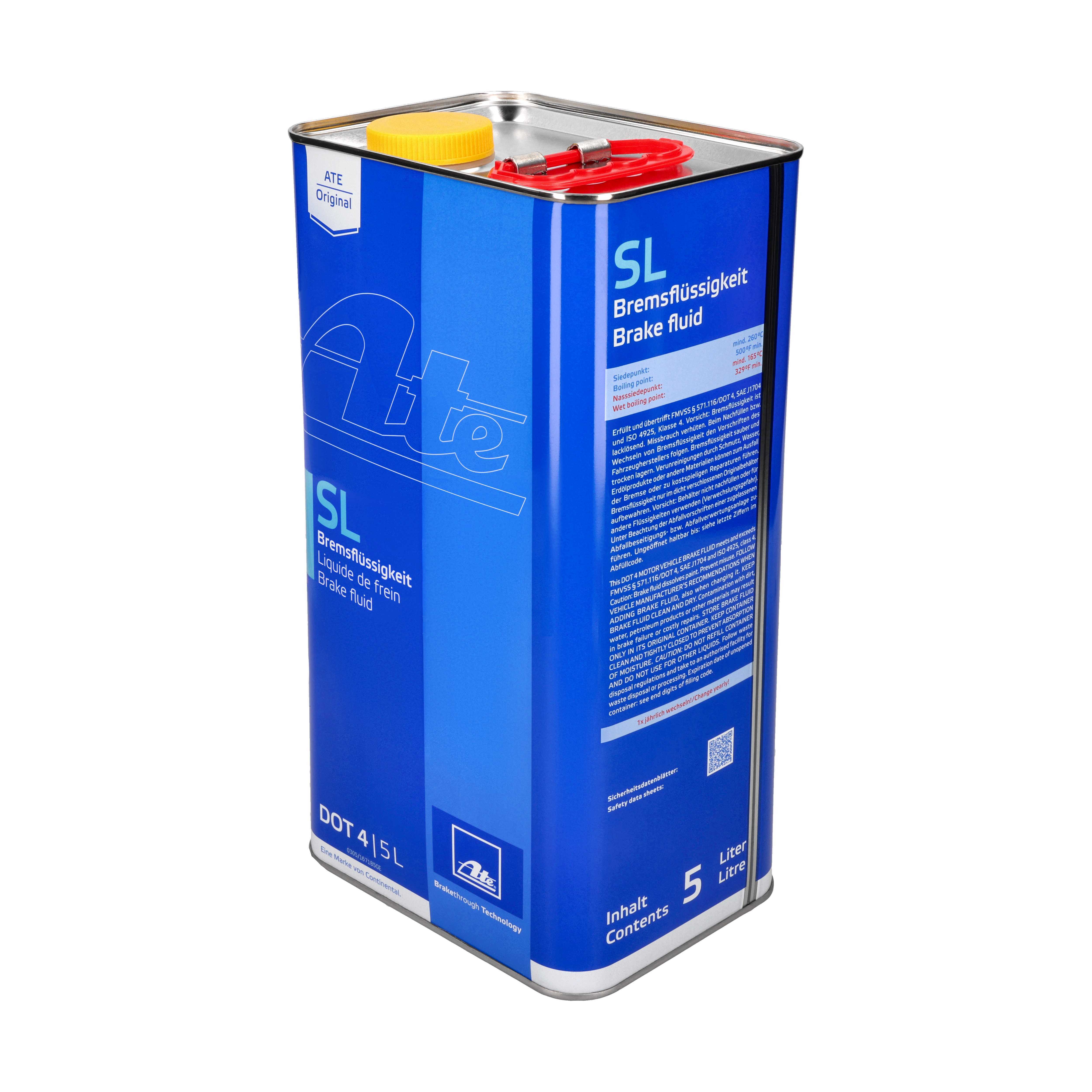 ATE Bremsflüssigkeit SL DOT 4 [5L] 03990158032 5l