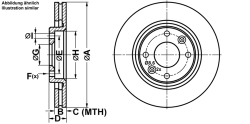 ATE BREMSSCHEIBEN Ø266MM + BREMSBELÄGE VORNE FÜR XSARA PICASSO CITROEN PEUGEOT