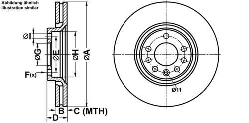 ATE BREMSSCHEIBEN Ø308MM + BREMSBELÄGE VORNE FÜR ZAFIRA MK II (B) OPEL ASTRA H