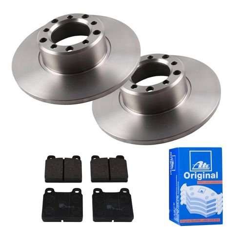ATE BREMSSCHEIBEN Ø273mm + BREMSBELÄGE VORNE FÜR MERCEDES /8 W114 W115