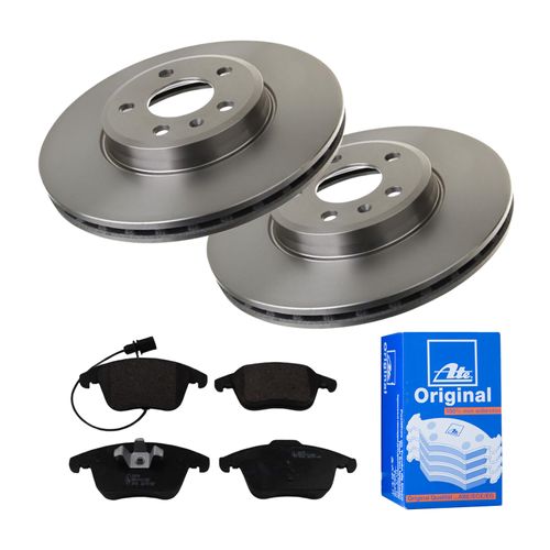 ATE Bremsscheiben + Bremsbelagsatz Vorne 314 mm für Audi A4 Avant A5 Cabrio Set