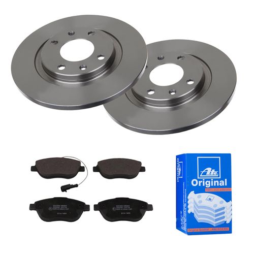 ATE BREMSSCHEIBEN Ø266MM + BREMSBELÄGE VORNE FÜR PEUGEOT PARTNER PEUGEOT FIAT